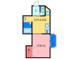 シルクル－ム３番館の物件間取画像